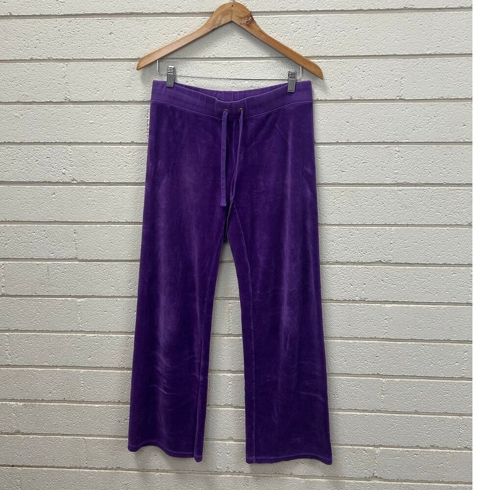 Y2K Juicy Couture Vintage Purple track Pants size M - Picture 2 of 8
